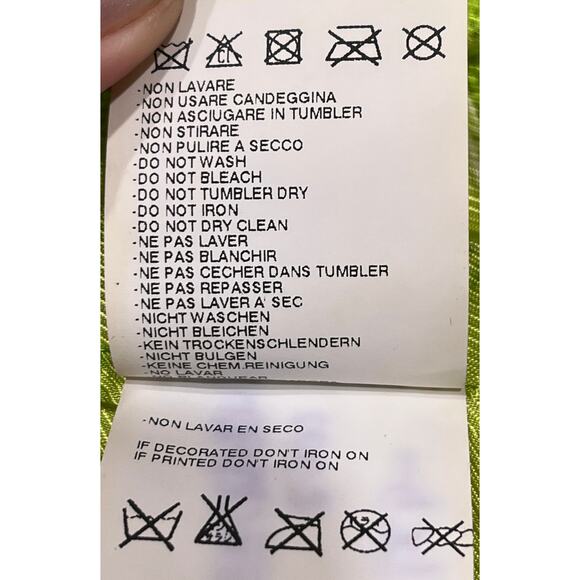 8-59 JUST CAVALLI Women's 100% Lamb Leather Jacket Yellow Size 40/ Large - Picture 8 of 12